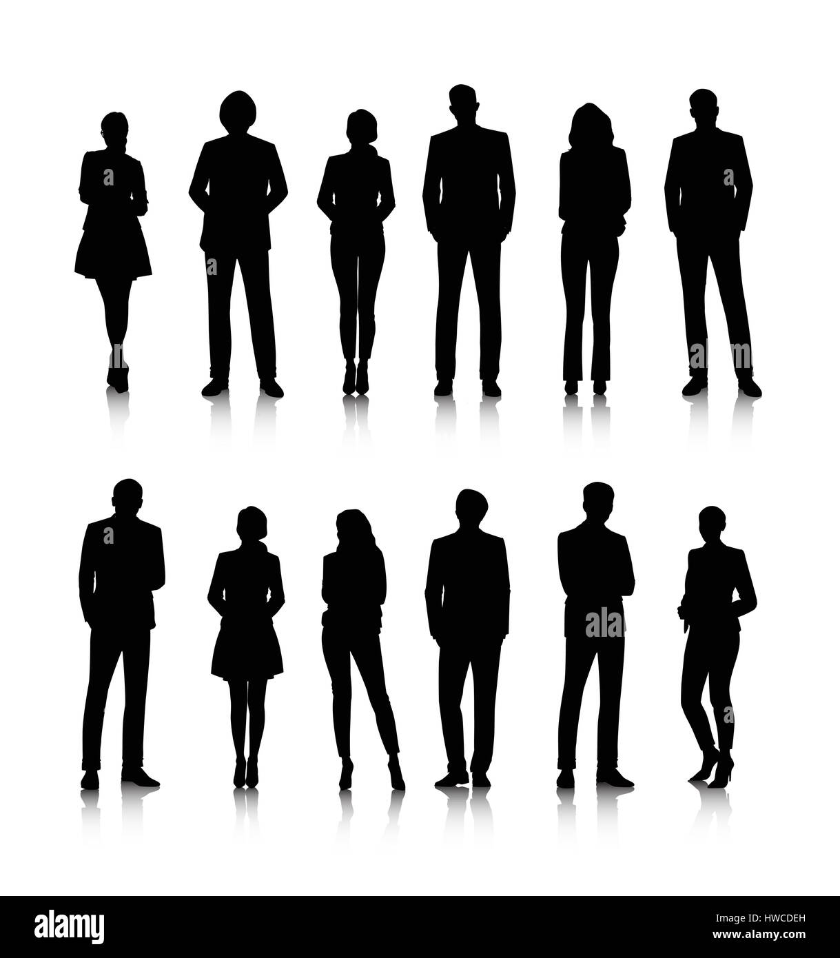 Vector UI Illustration Business People Concept Stock Vector Image & Art ...