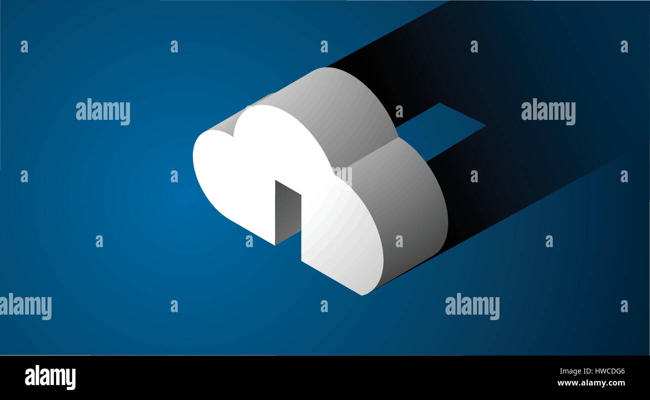 Cloud computing icon vector illustration Stock Vector Image & Art - Alamy
