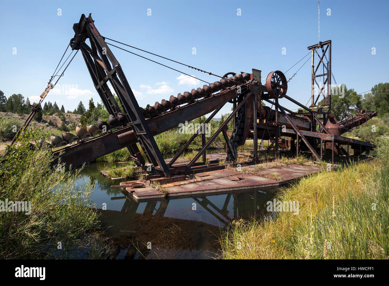 Old equipment for gold prospecting, Wild West openair museum, Nevada