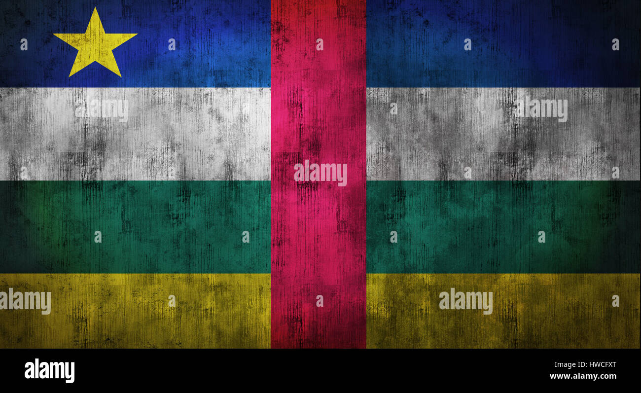 Grunge crumpled Central African Republic flag. 3d rendering Stock Photo ...