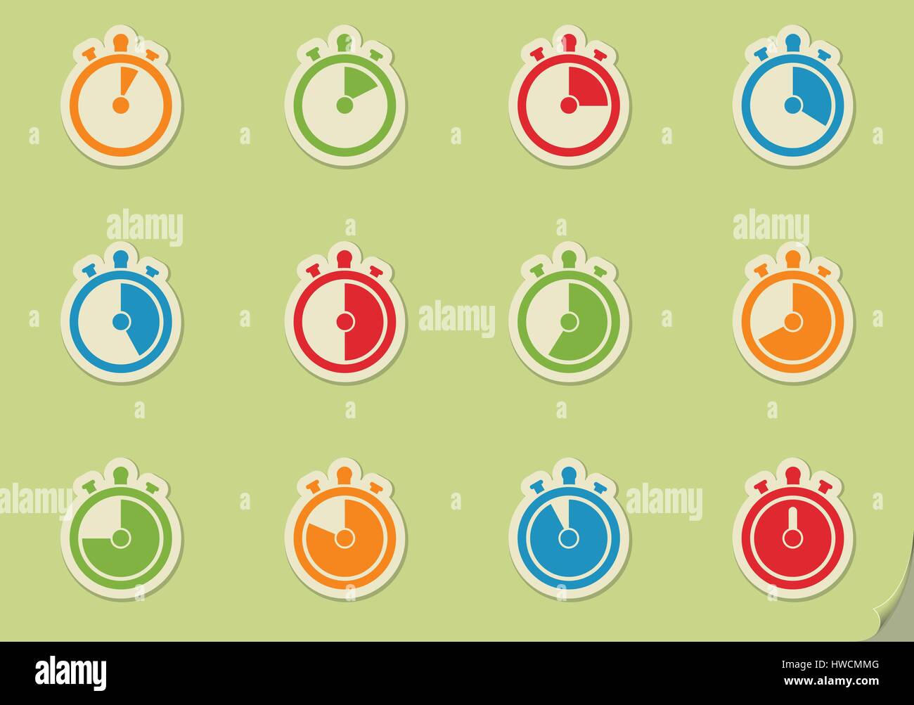 time web icons for user interface design Stock Vector Image & Art - Alamy