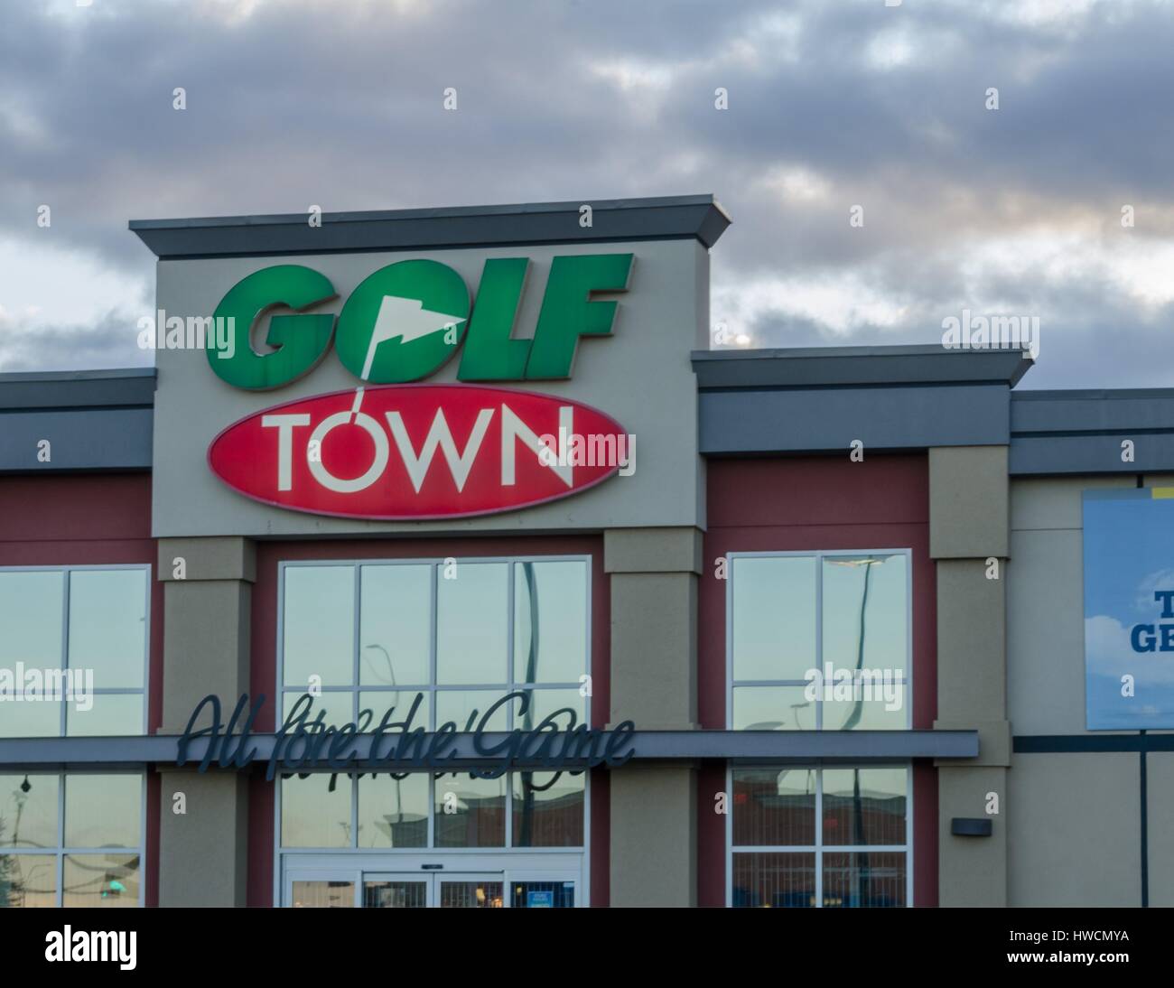 A Golf Town retail store in Calgary, Alberta, Canada. Stock Photo