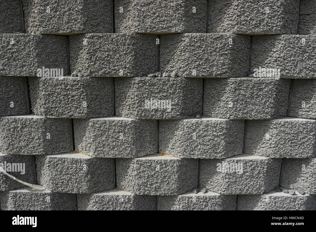 Cement blocks stacked for construction Stock Photo - Alamy