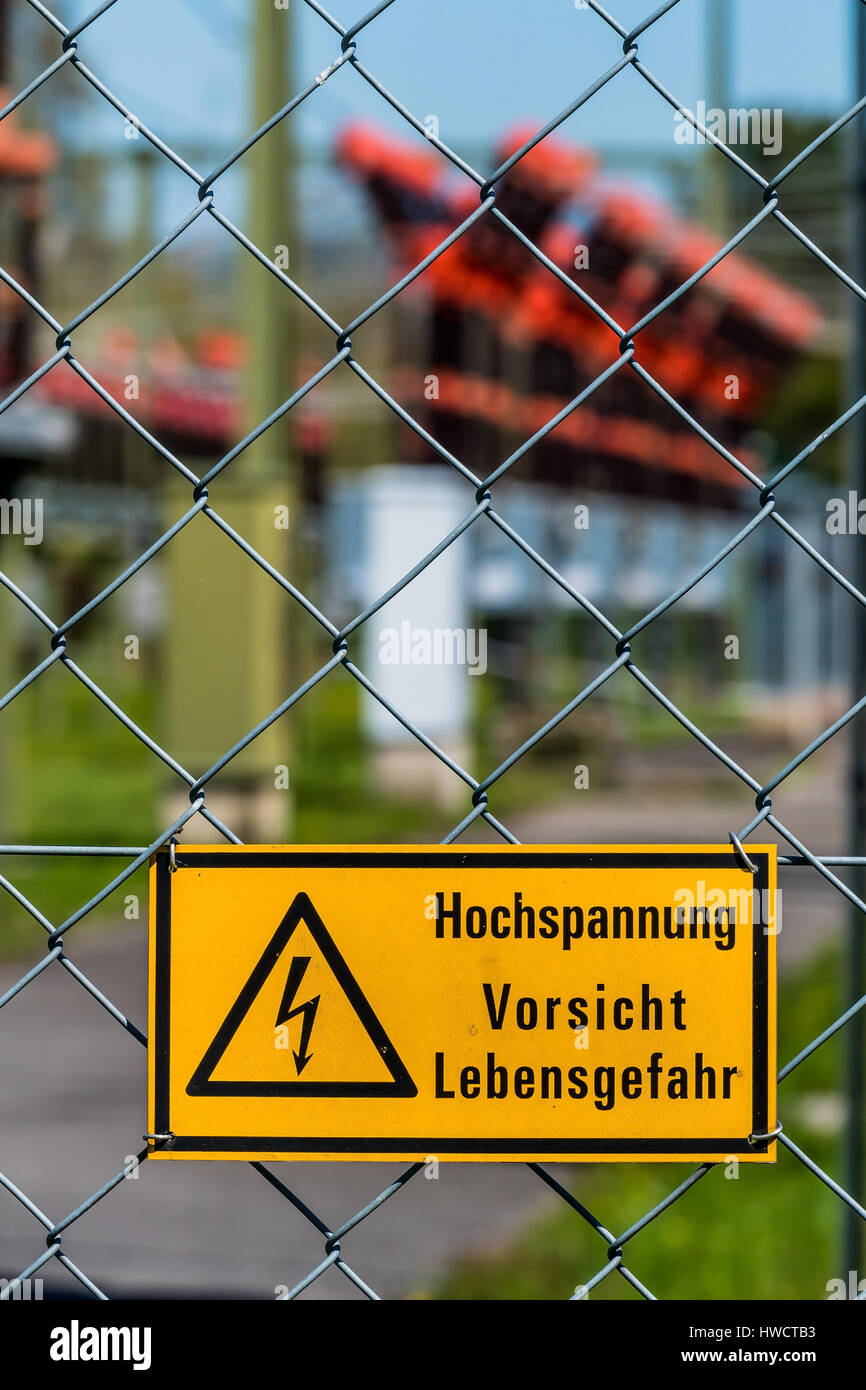 The Transformer Station In A Power Station Stream Distribution Das Stock Photo Alamy