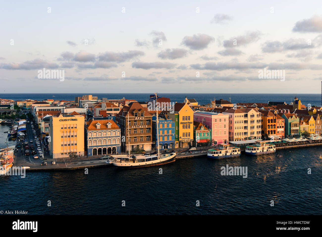 Willemstad, Curacao skyline Stock Photo