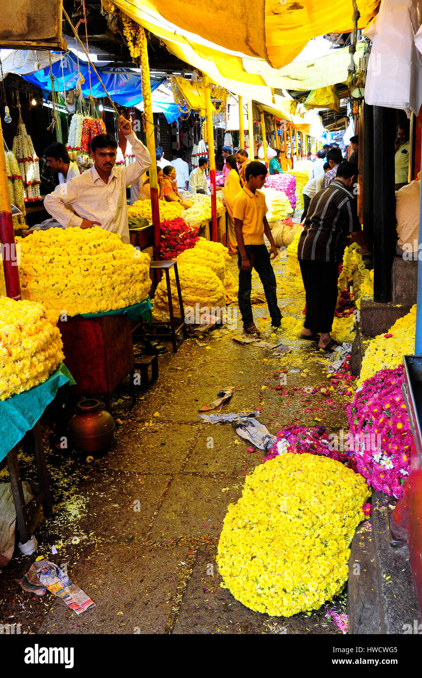 Mysore famous Flower Market, Mysore, Karnataka, India Stock Photo Alamy
