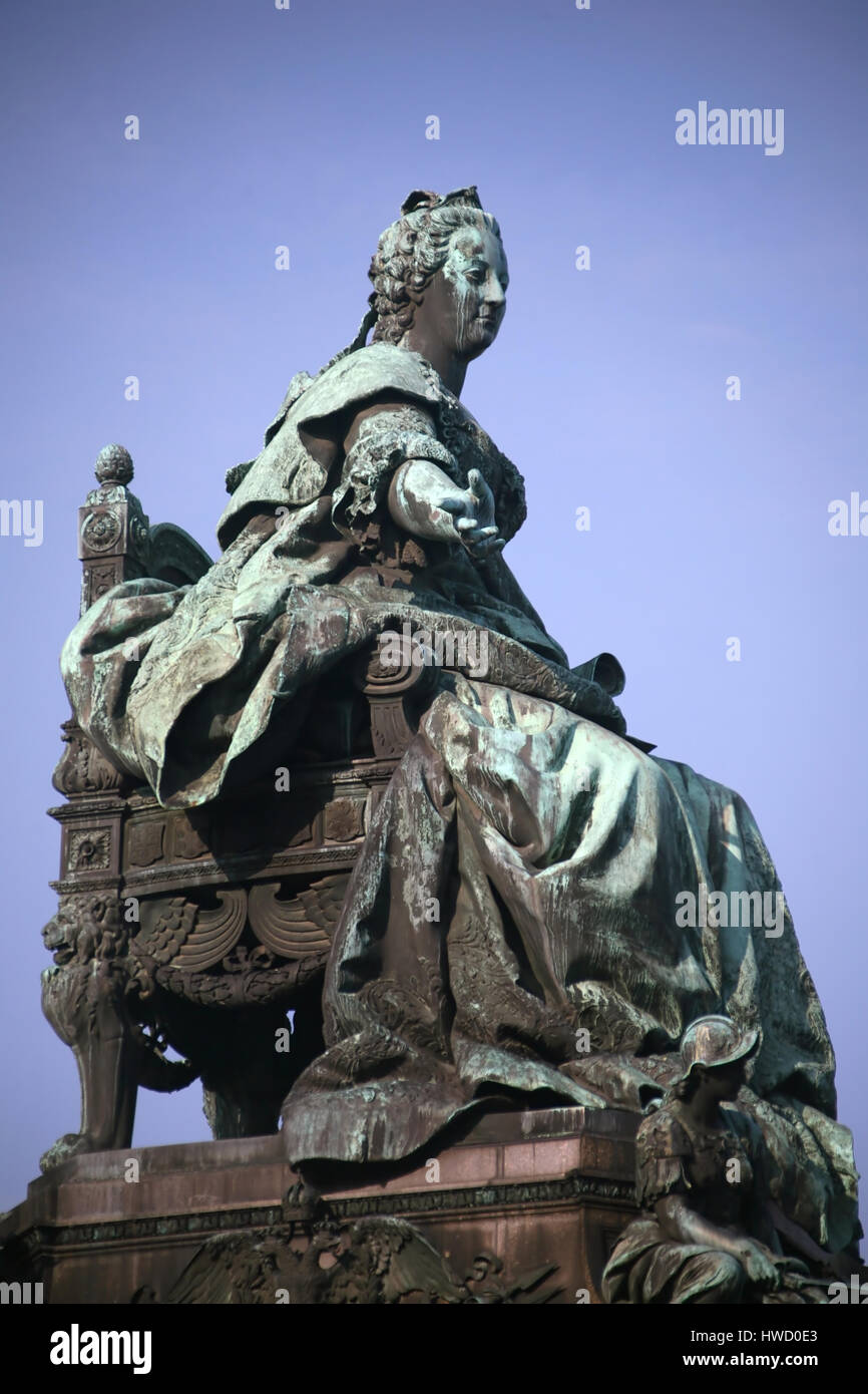 'Vienna, Maria's Theresia monument [(c) www.BilderBox.com, Erwin Wodicka, colonist's line 3, A-4062 Thening, Tel. + 43 676 5103678th uses only against Stock Photo