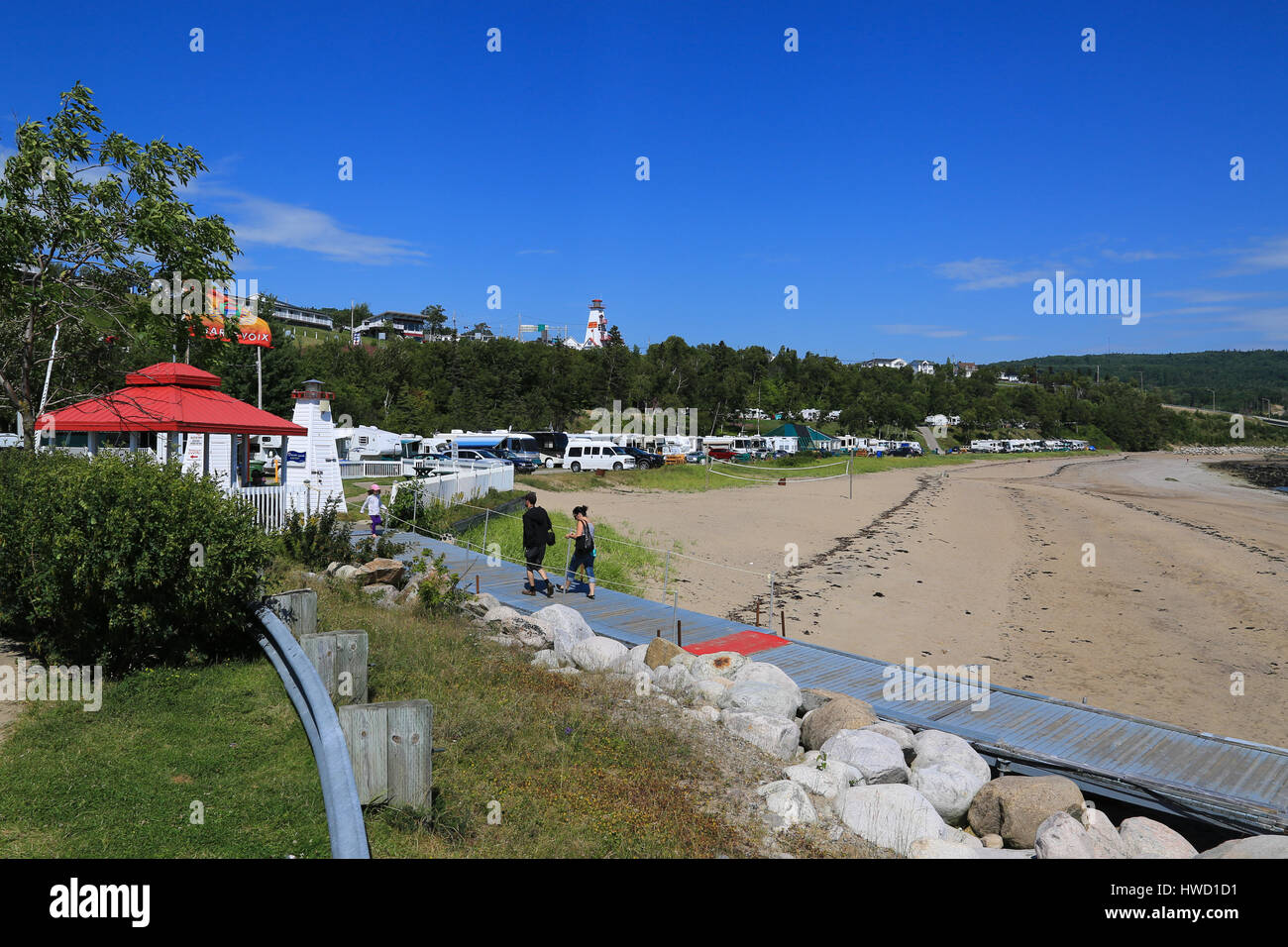 Camping Municipale de StSiméon Stock Photo Alamy