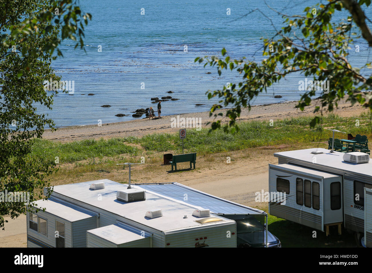 Camping Municipale de StSiméon Stock Photo Alamy Camping Municipale de StSiméon Stock Photo Alamy