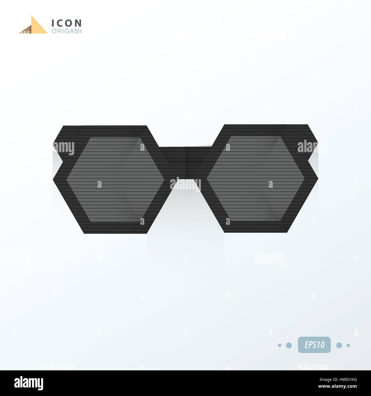Black sunglasses isolated Stock Vector Images - Alamy