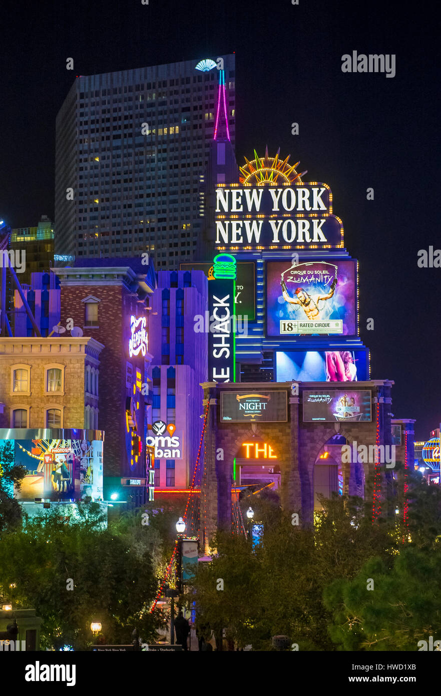 LAS VEGAS - NOV 24 : New York-New York Hotel & Casino in Las Vegas on ...