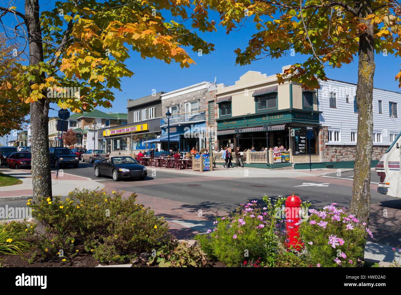Canada, Quebec province, the Laurentians, the Route des Belles