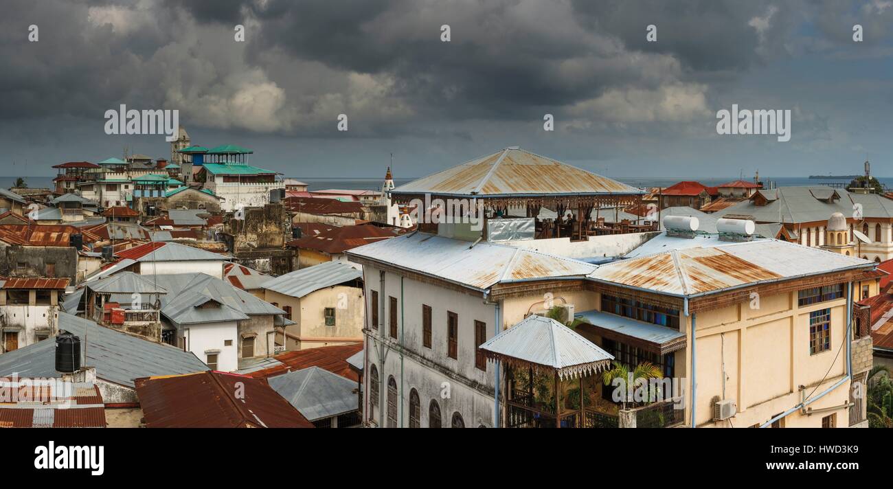 Tanzania, Zanzibar, Zanzibar City, Stone Town, listed as World Heritage by UNESCO Stock Photo