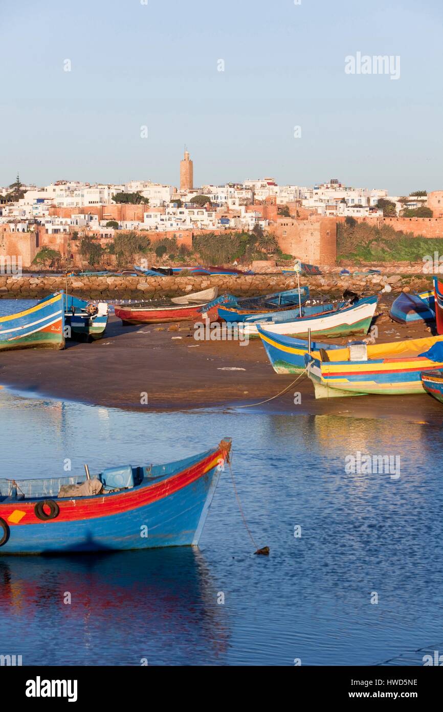 Morocco, Rabat, listed as World Heritage by UNESCO, Oudayas Kasbah ...
