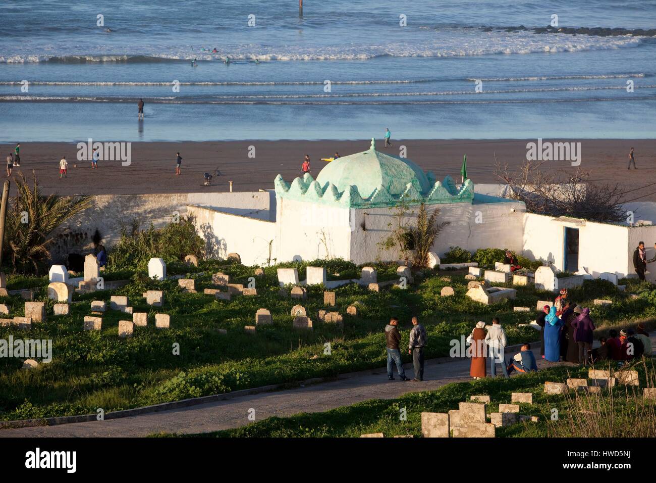 Morocco, Rabat, listed as World Heritage by UNESCO, marine cemetery ...