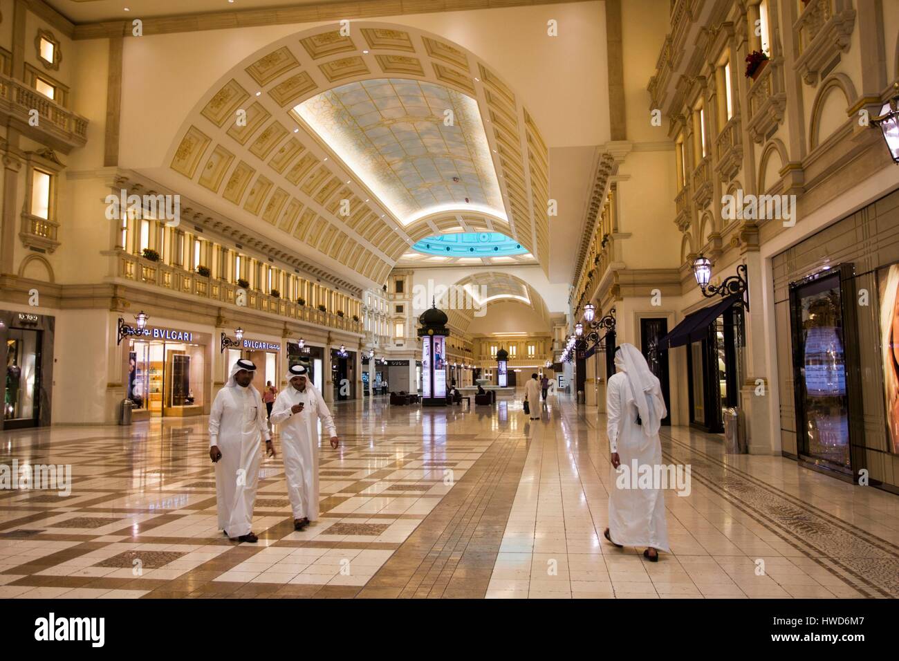 Qatar, Doha, Villagio Mall Stock Photo