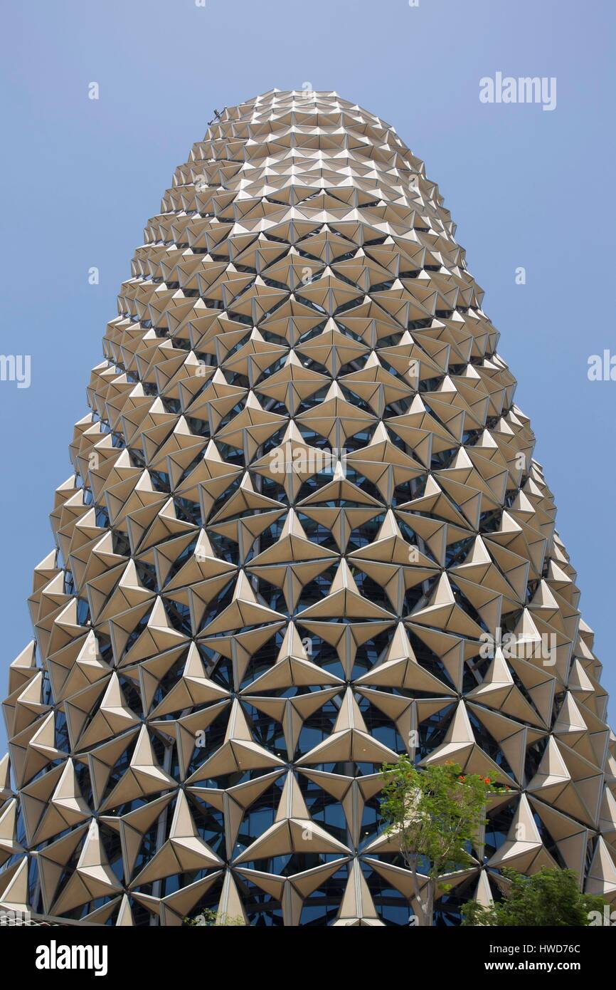 United Arab Emirates, Abu Dhabi, Al Bahr towers Stock Photo