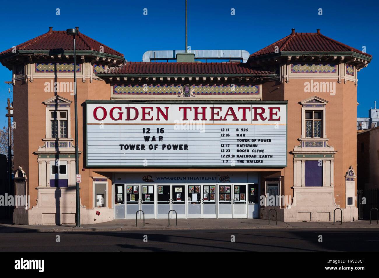 United States, Colorado, Denver, The Ogden Theater Stock Photo Alamy