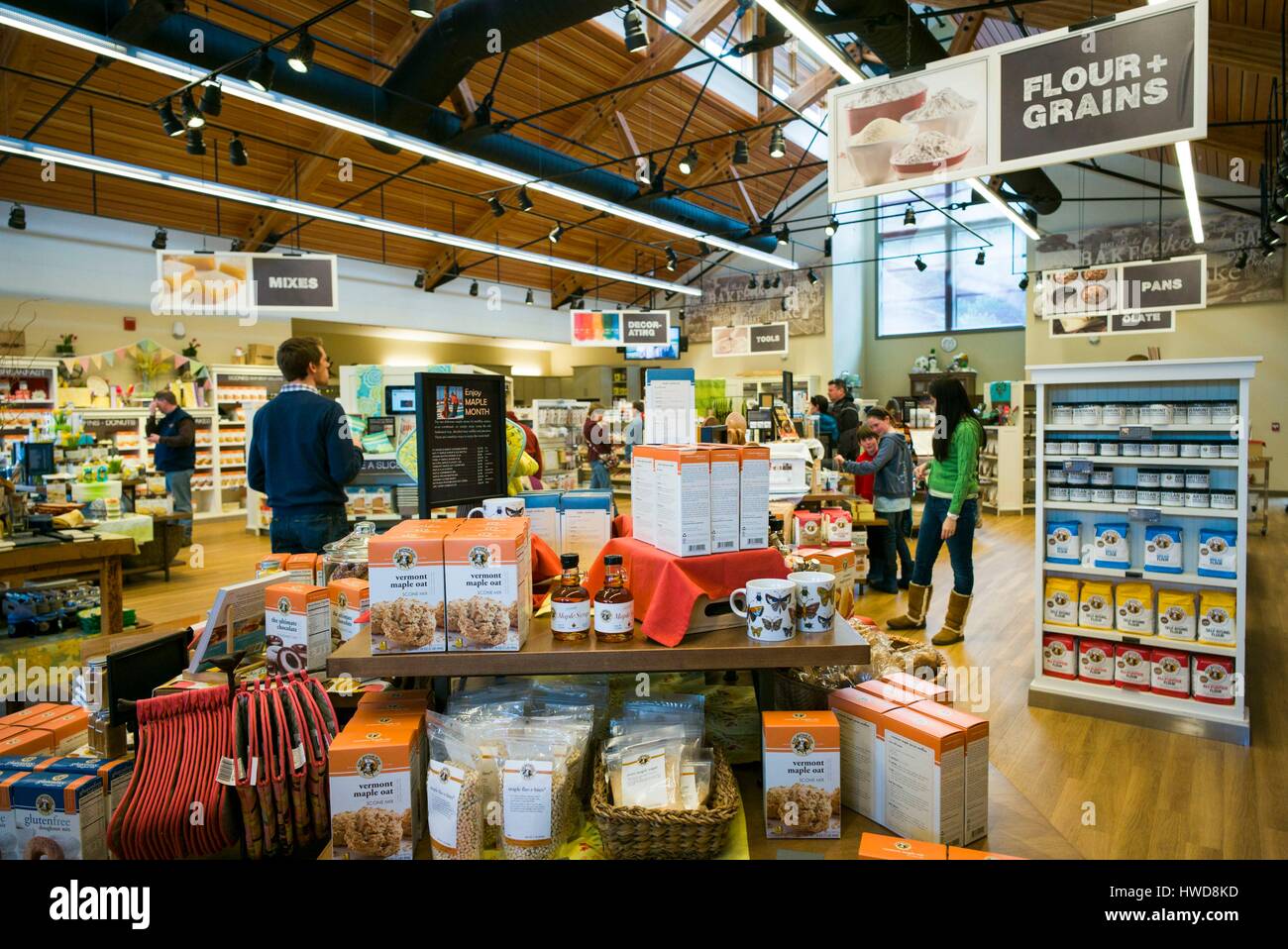 United States, Vermont, Norwich, King Arthur Flour, flour company's