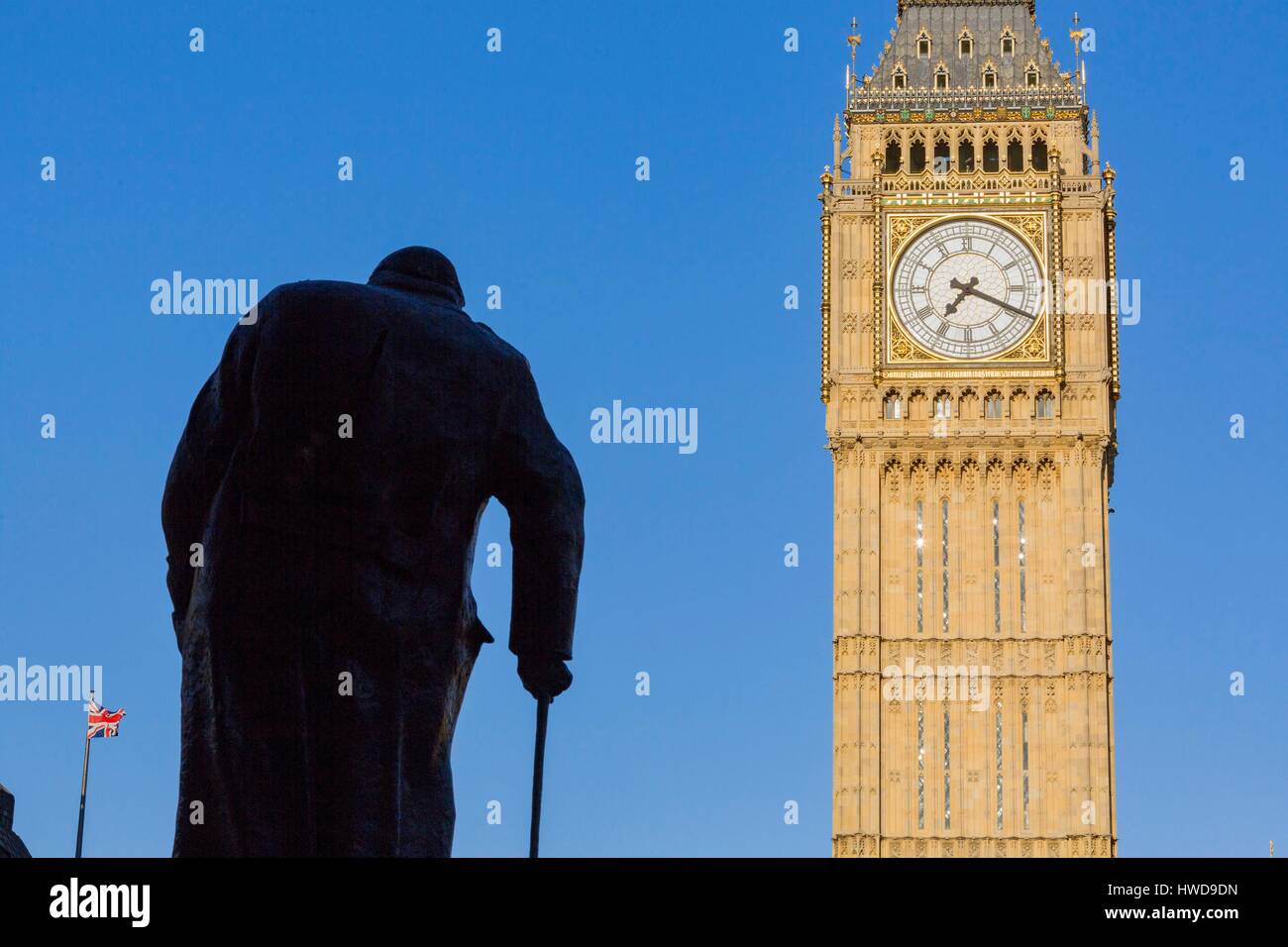 Sir winston churchill silhouette hires stock