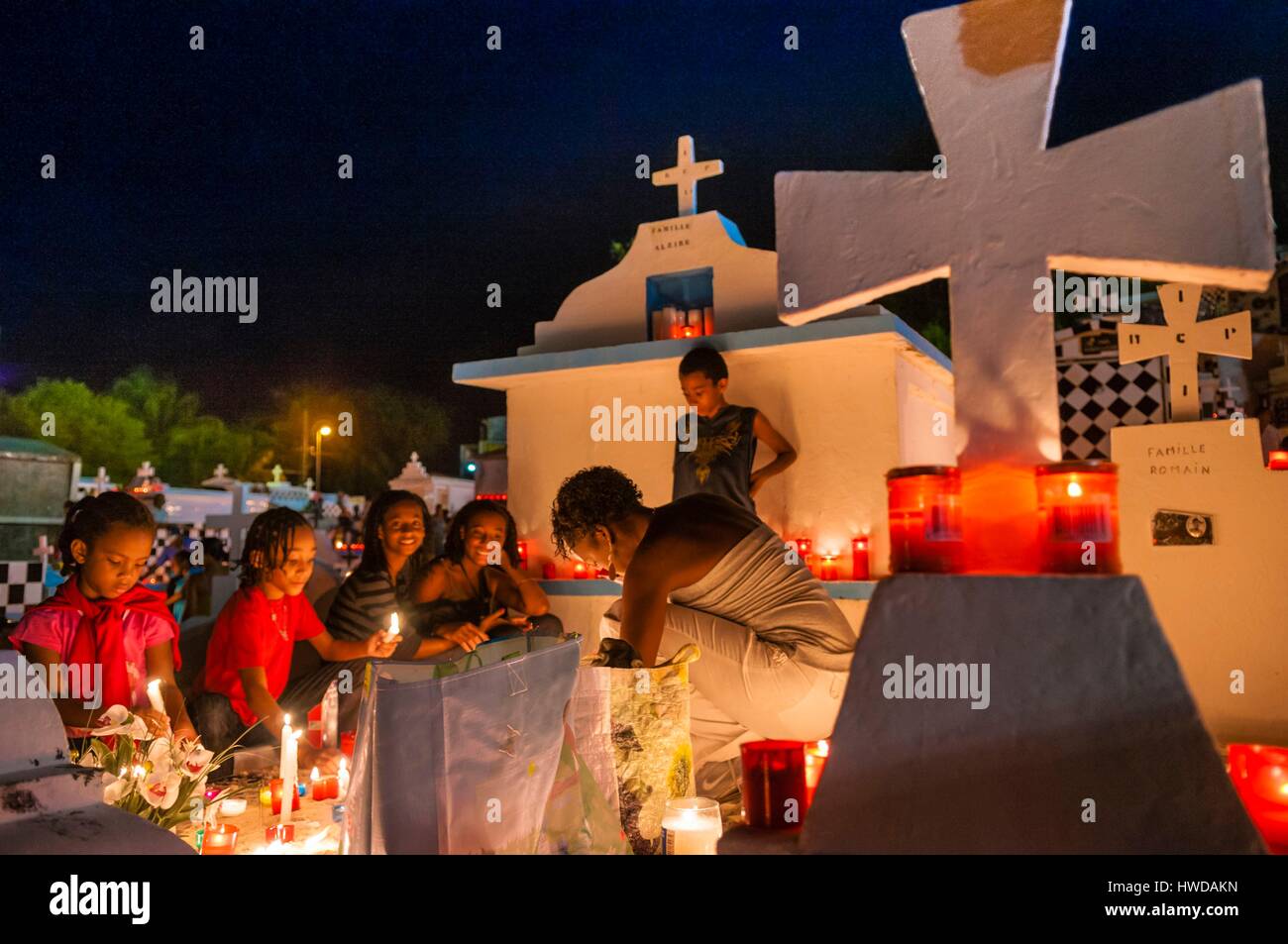 France, French West Indies, Guadeloupe, GrandeTerre, funeral wake of