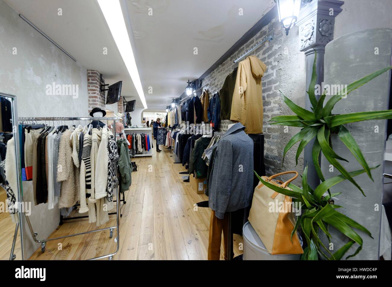 France, Moselle, Metz, Except shop, Concept store, 20, rue des Jardins  Stock Photo - Alamy