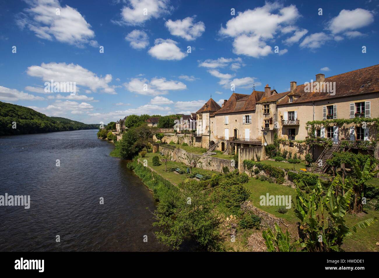 France, Dordogne, Perigord Pourpre, Dordogne Valley, Lalinde Stock