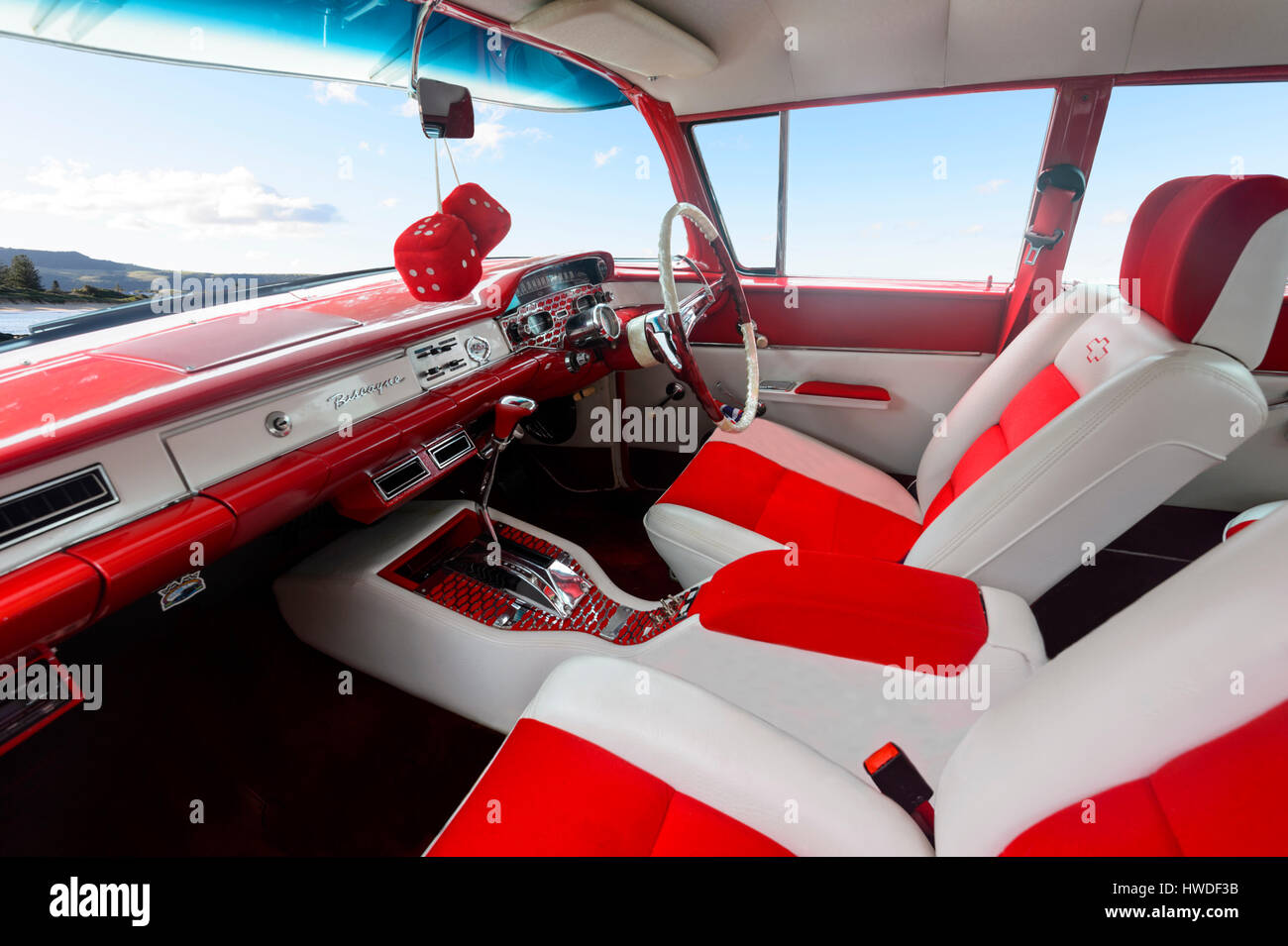 Interior Red Car Stock Photos Interior Red Car Stock