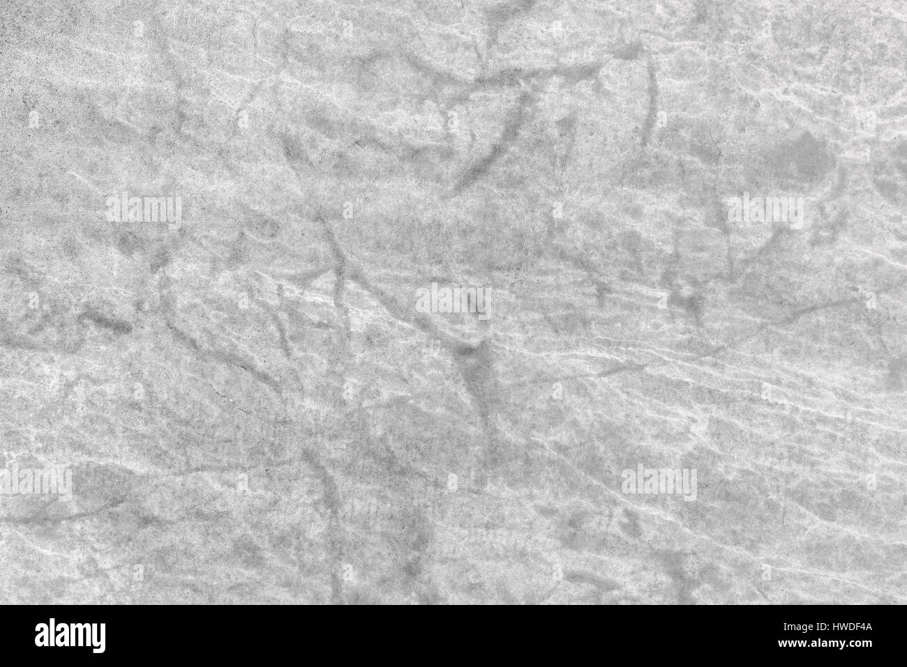 Light gray polished marble stone tile background, real natural unique texture of construction material surface Stock Photo