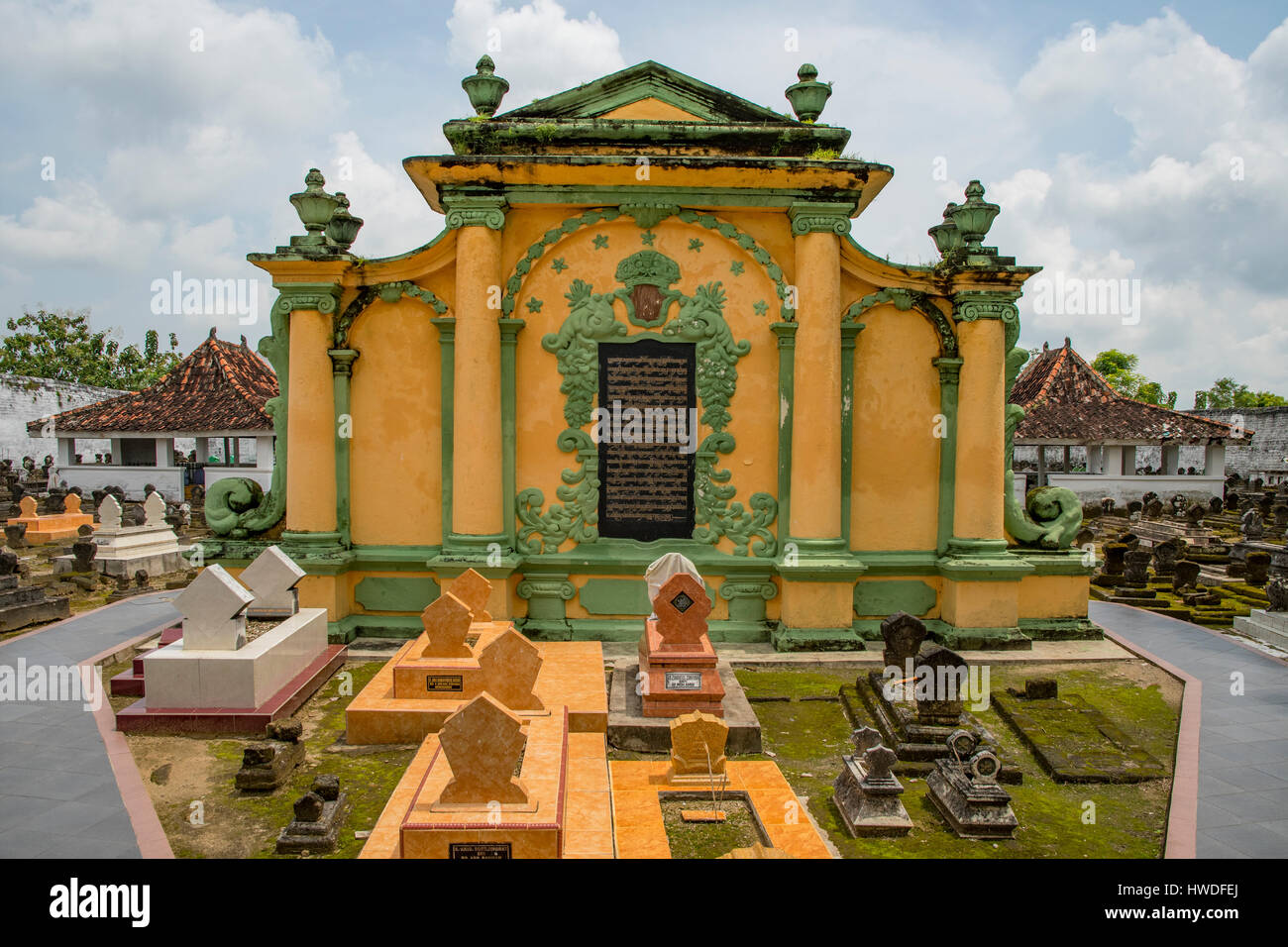 Astatinggi Cemetery, Sumenep, Madura, Indonesia Stock Photo