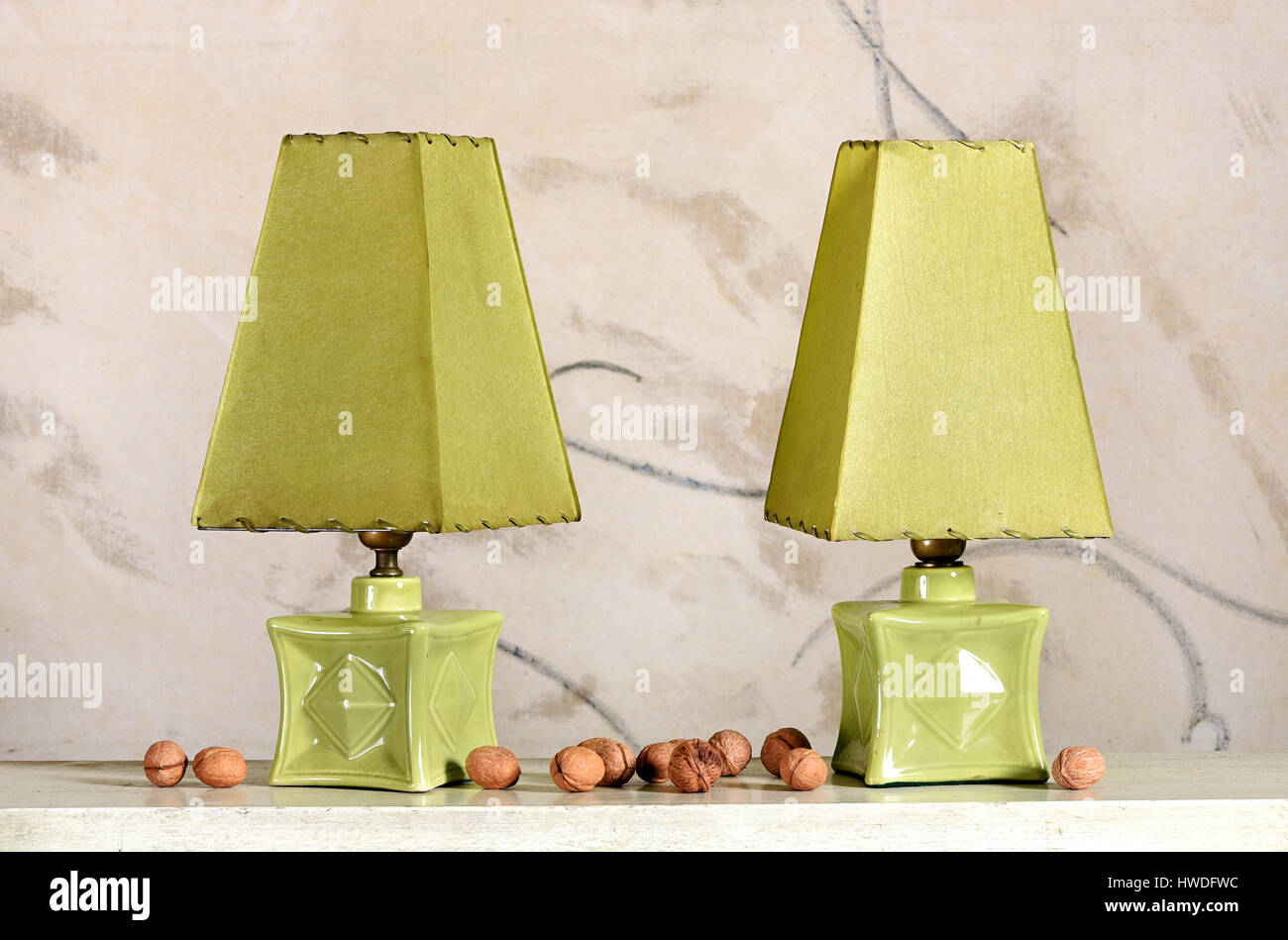 Green ceramic table lamps hires stock photography and images Alamy