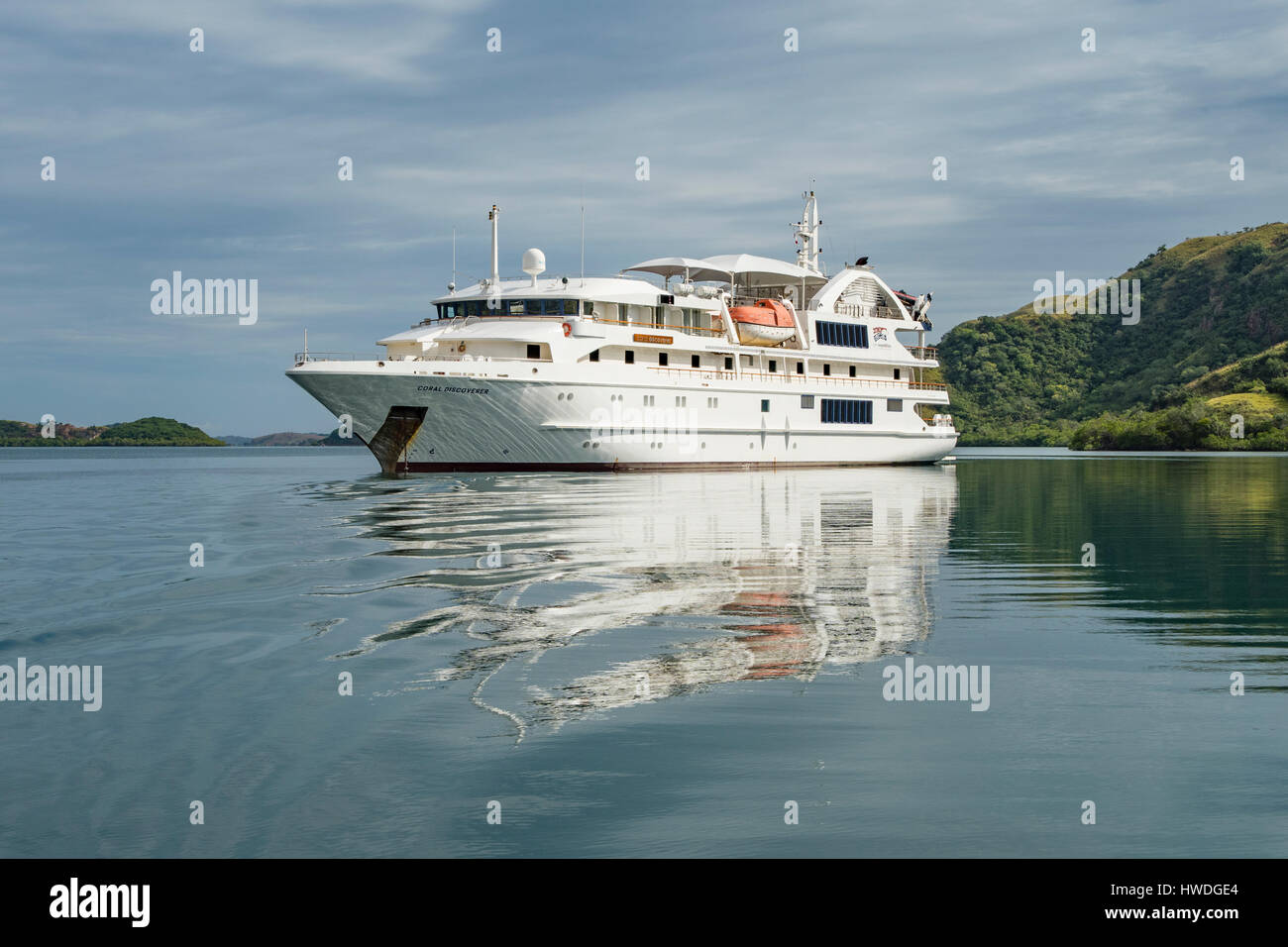Coral Discoverer at Rinca Island, Indonesia Stock Photo