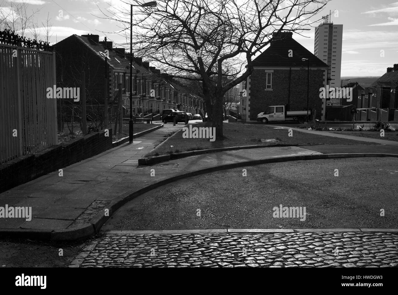 Warrington Road and Kenilworth Road, Elswick, NewcastleuponTyne Stock