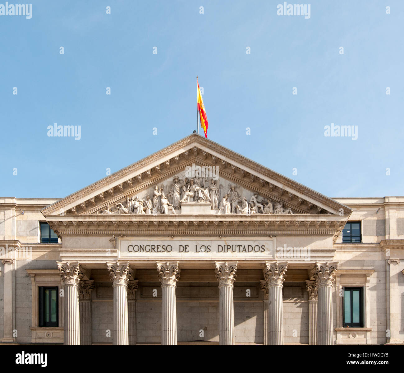 Congress of Deputies. Madrid, Spain Stock Photo Alamy