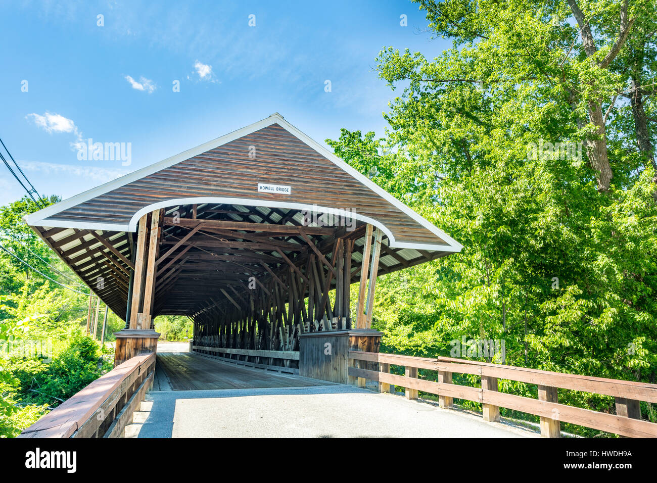 Rowell Covered Bridge is a covered bridge in Hopkinton, New Hampshire