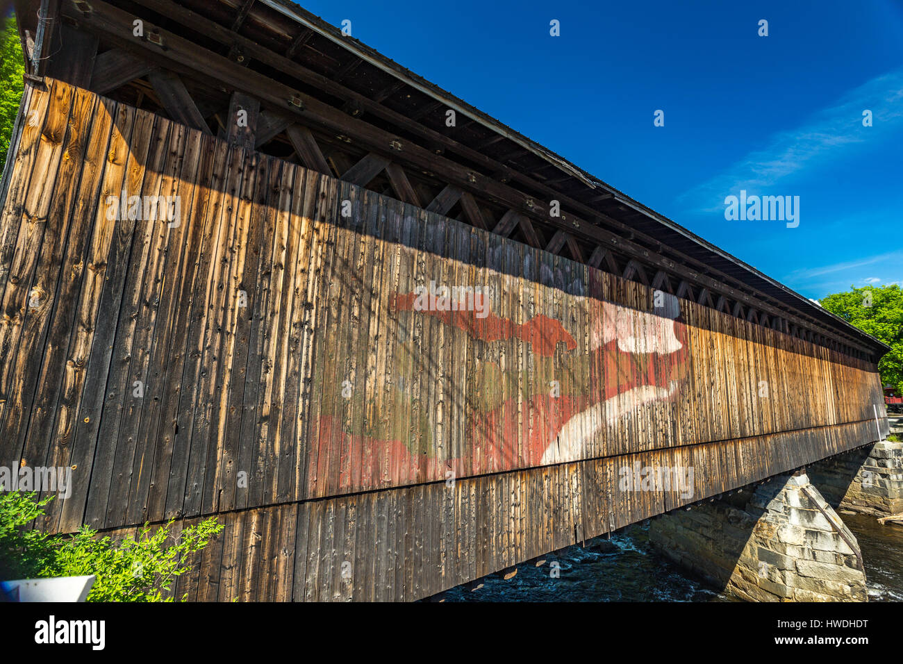 The Contoocook Railroad Bridge is a covered bridge on the former