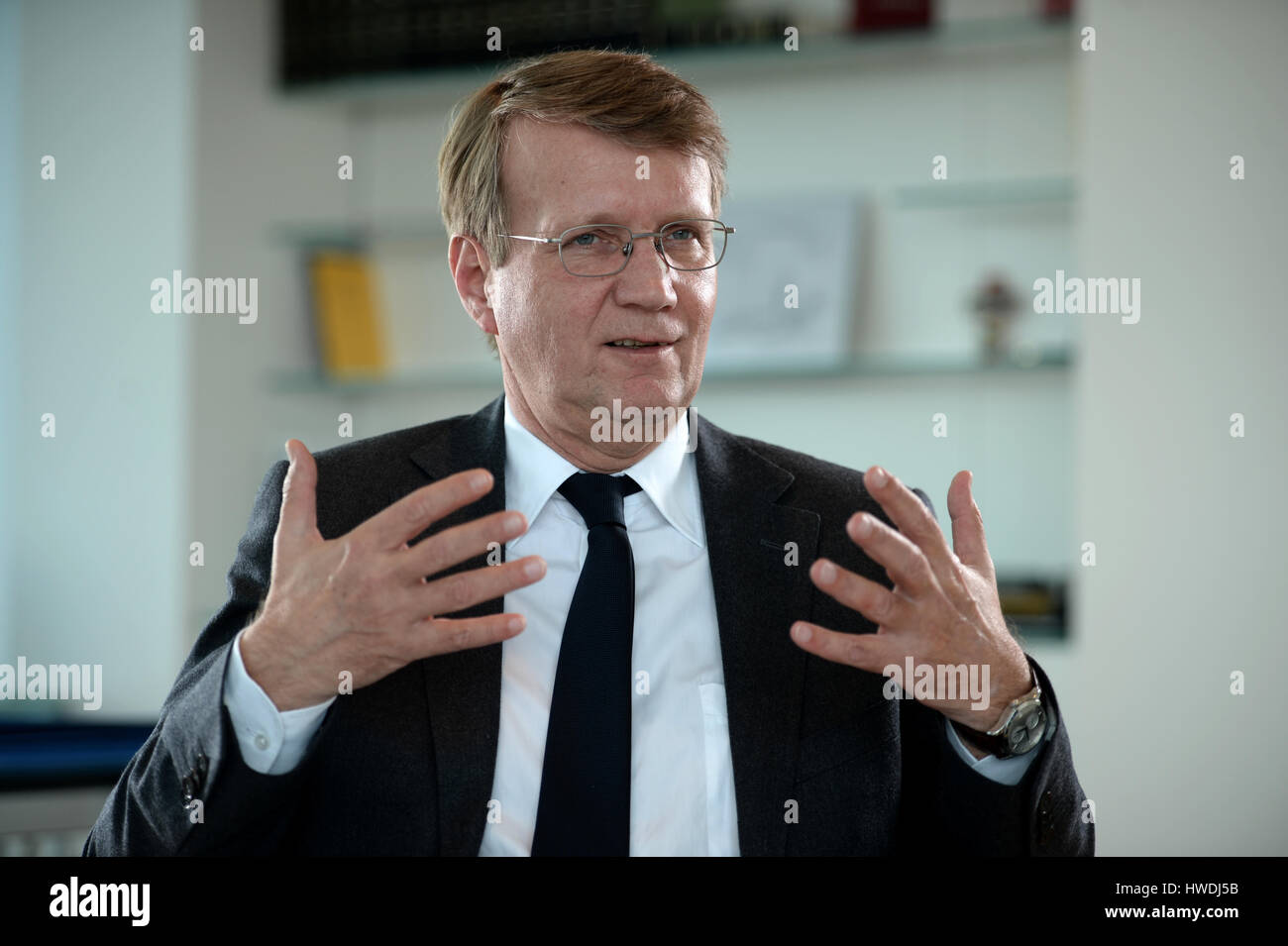 Berlin, Germany, Ronald Pofalla, CEO of Deutsche Bahn Stock Photo