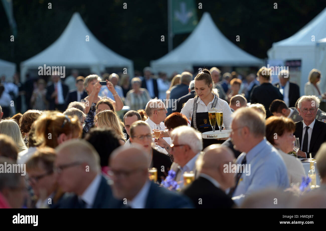 Berlin, Germany, Buergerfest of the Federal President at Schloss Bellevue Stock Photo