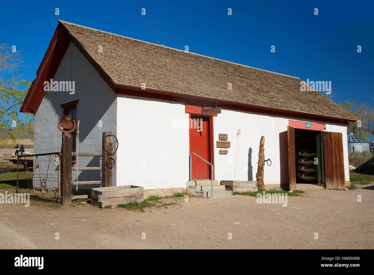 Blacksmith shop, Fielding Garr Ranch, Antelope Island State Park, Utah