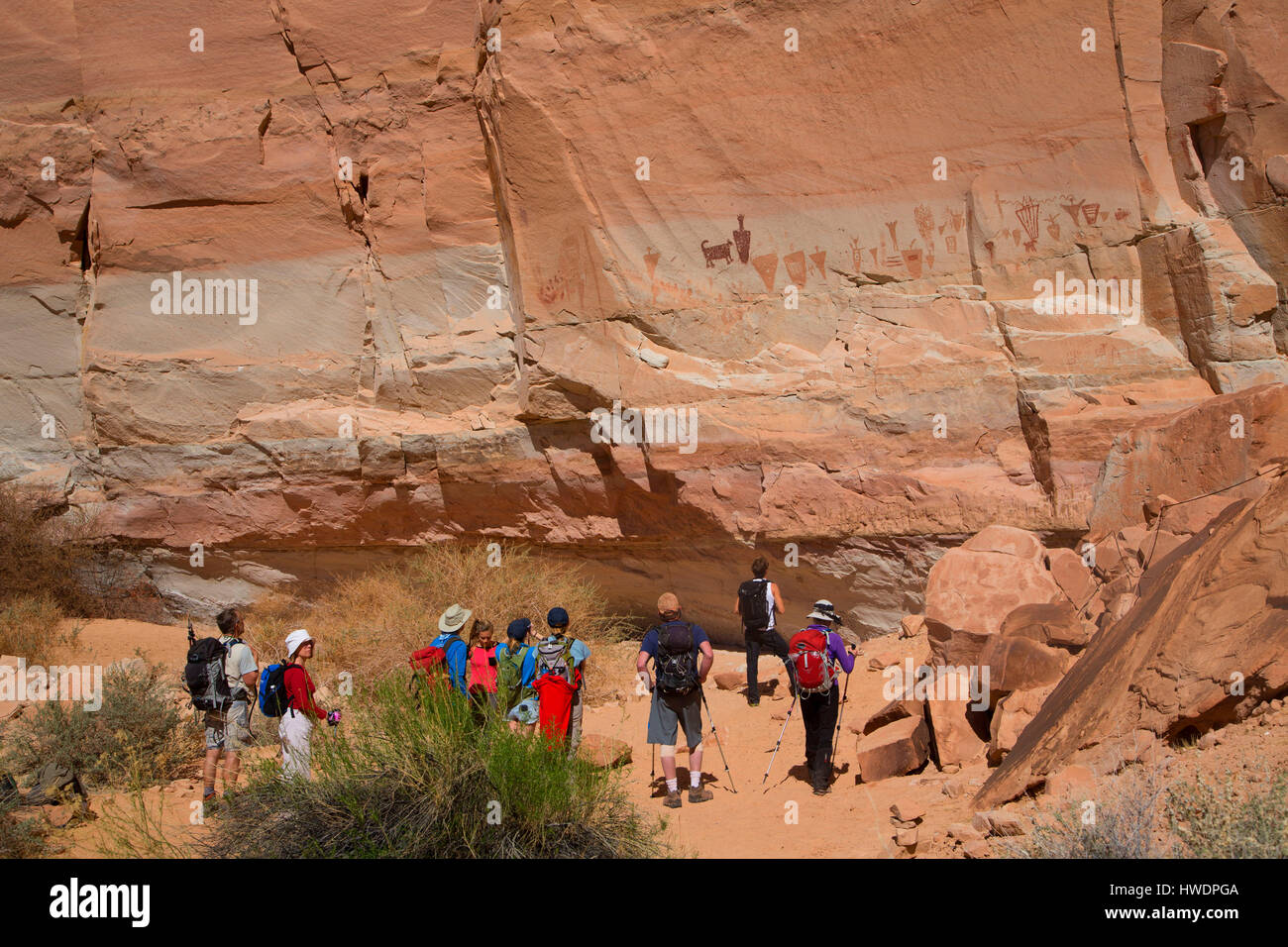 The Horseshoe Gallery along Horseshoe Canyon Trail, Canyonlands