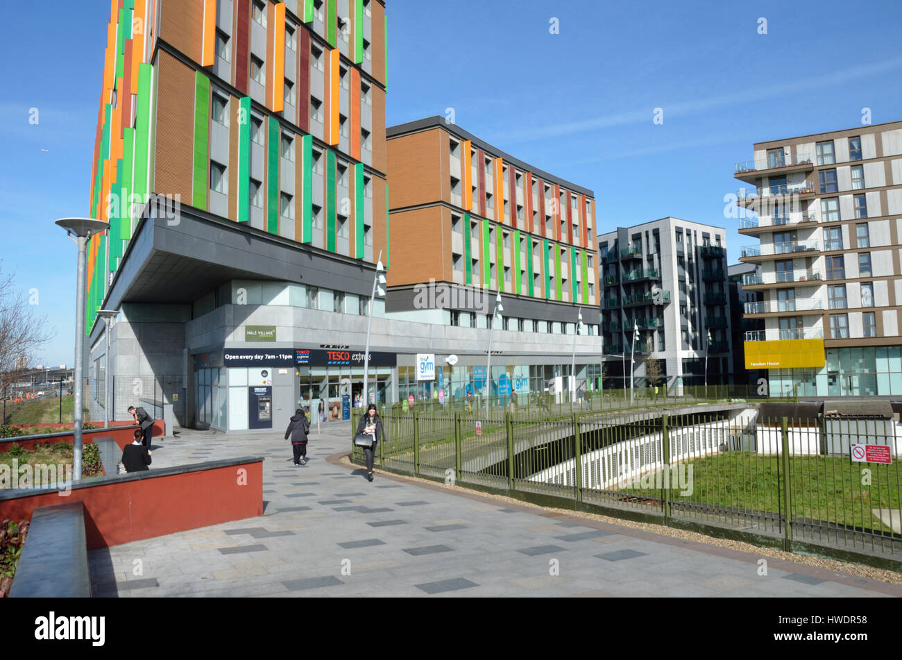 Hale Village development in Tottenham Hale, London, UK Stock Photo Alamy