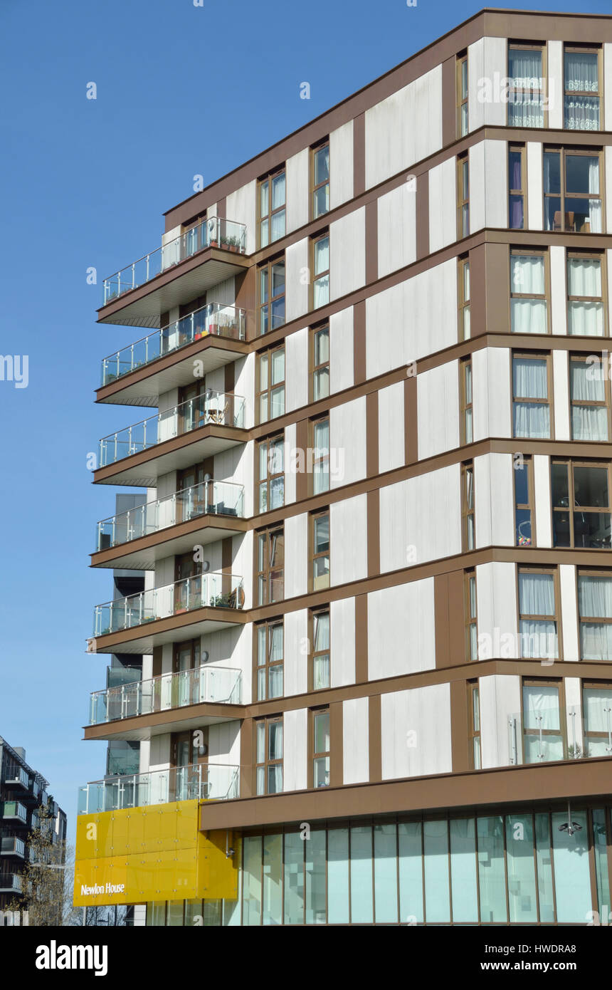 Newton House housing trust residential development in Hale Village