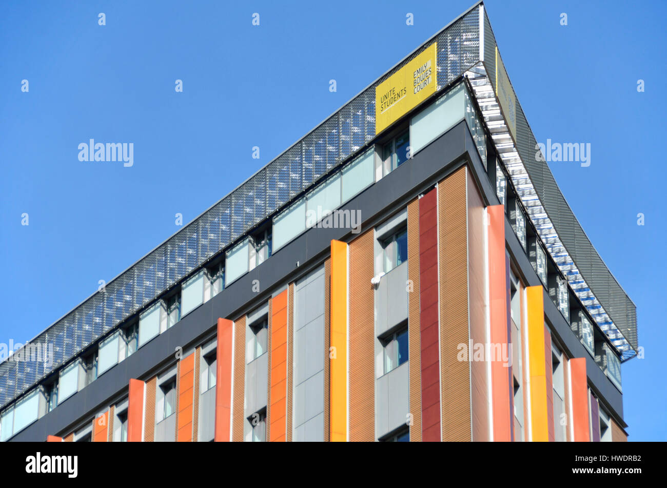 Unite Students Emily Bowes Court student flats in Hale Village