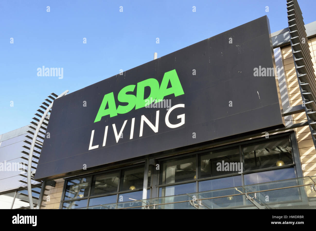 Asda Living superstore in Tottenham Hale Retail Park, London, UK. Stock Photo