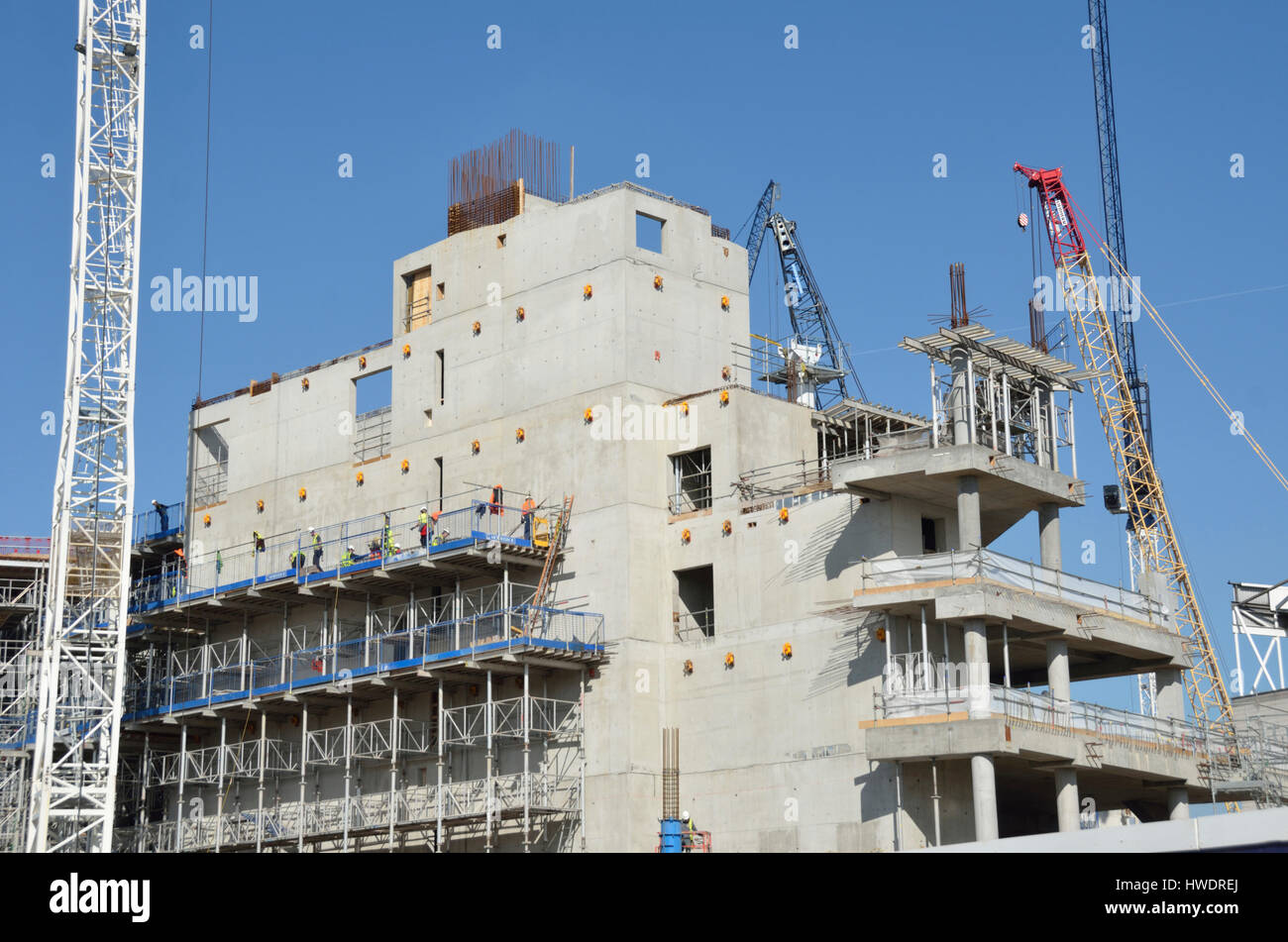 Tottenham Hotspur new footnball stadium Northumberland Development Project, White Hart Lane, Tottenham, London, UK. Stock Photo