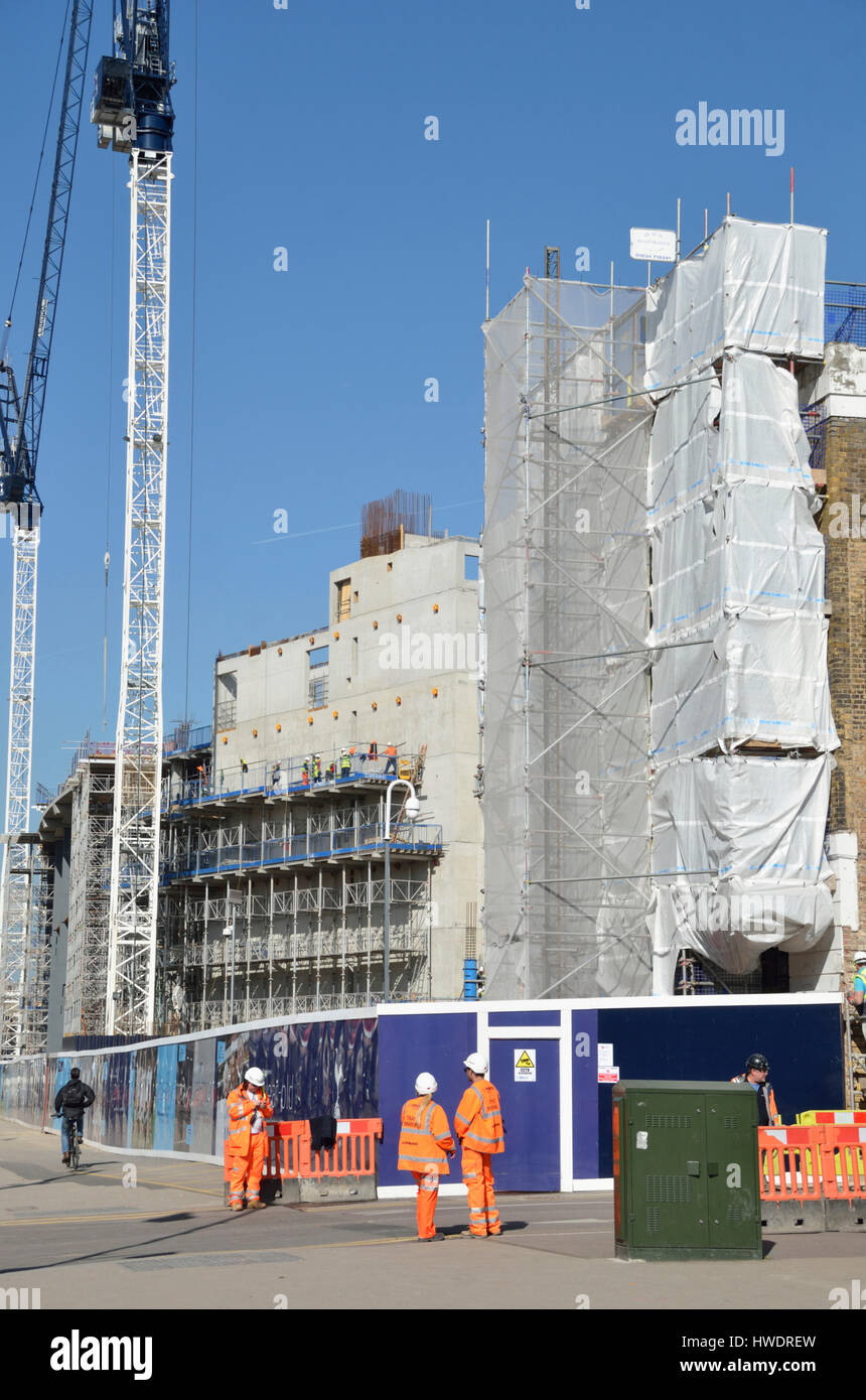 Tottenham Hotspur new footnball stadium Northumberland Development Project, White Hart Lane, Tottenham, London, UK. Stock Photo