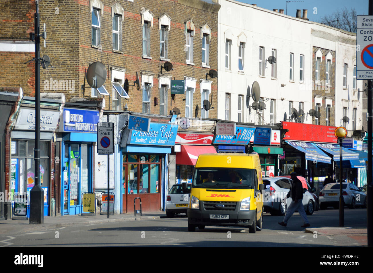 West Green Road, West Green, Tottenham, London, UK Stock Photo Alamy