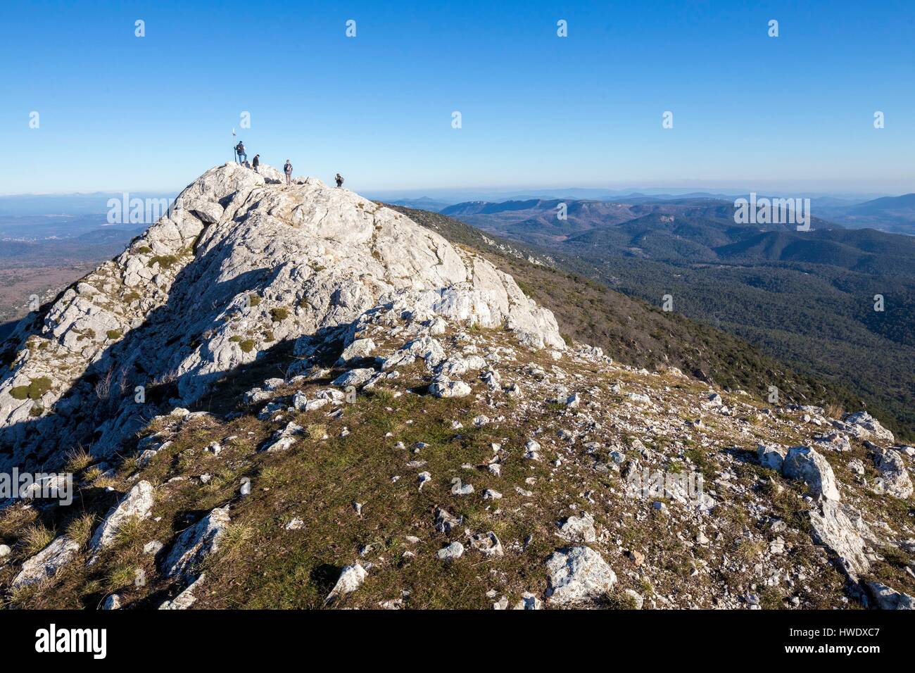 France, Var, Regional Natural Reserve of Sainte Baume, chain of Sainte