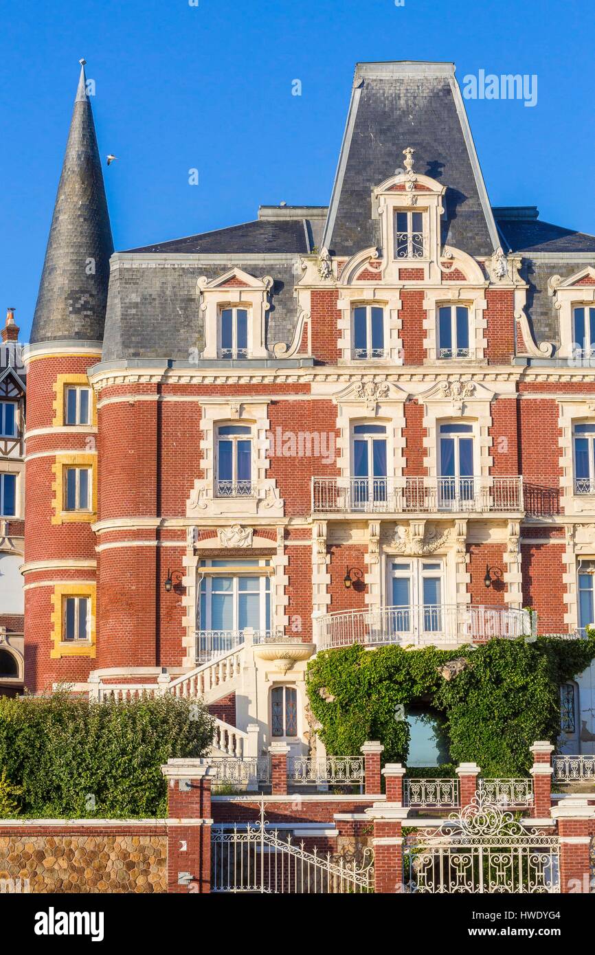 France, Seine Maritime, Le Havre, Villa Maritime built on the front of