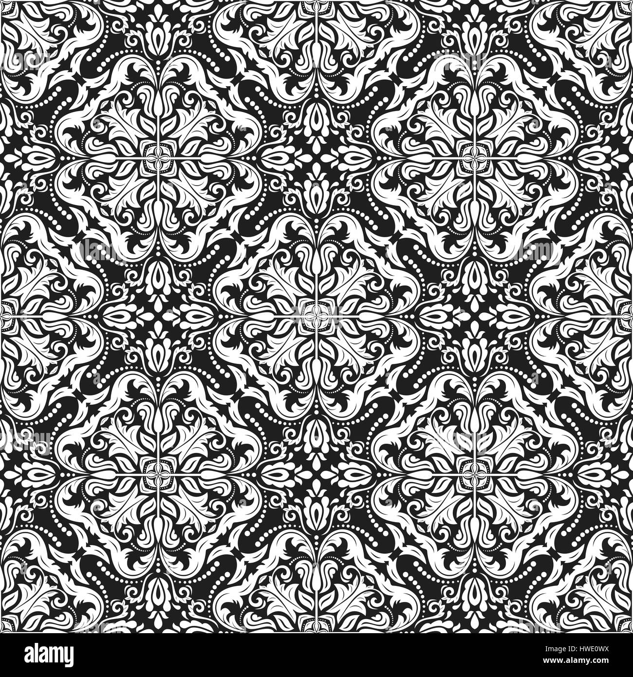 Seamless Baroque Pattern Stock Photo - Alamy